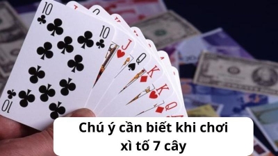 Cách chơi xì tố 7 cây - Luật chơi và kinh nghiệm từ cao thủ