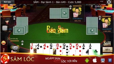 Sâm lốc game bài trực tuyến được ưa chuộng nhất hiện nay